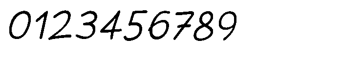 Seulanga Italic Font OTHER CHARS