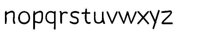 Seulanga Regular Font LOWERCASE
