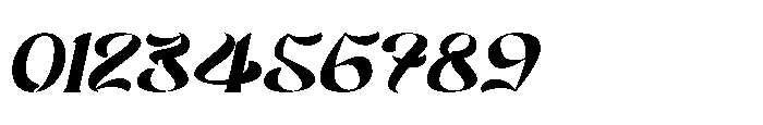 Seven Prince Italic Regular Font OTHER CHARS