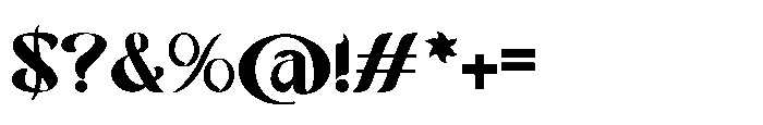 Seven Prince Regular Font OTHER CHARS