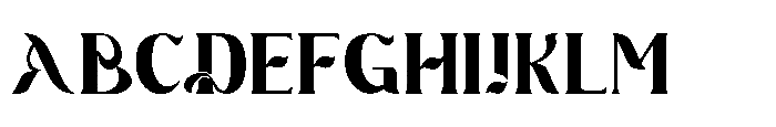 Seven Prince Regular Font UPPERCASE