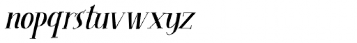 Seven Seas Italic Font LOWERCASE