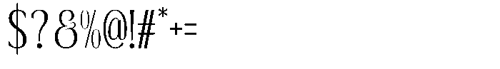Sevenity Font OTHER CHARS