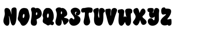 Seventies Groovy  Regular Font UPPERCASE