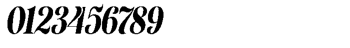 Sevontic Black Condensed Oblique Font OTHER CHARS