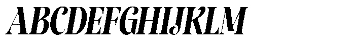 Sevontic Black Condensed Oblique Font