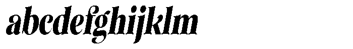 Sevontic Black Condensed Oblique FONT