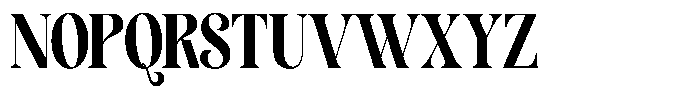 Sevontic Black Condensed Font UPPERCASE