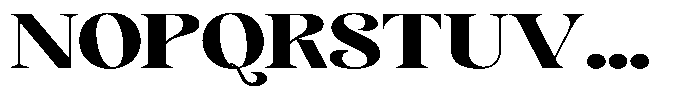 Sevontic Black Expanded Font UPPERCASE