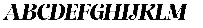 Sevontic Black Oblique Font