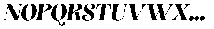 Sevontic Black Oblique Font UPPERCASE