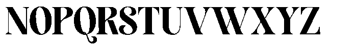 Sevontic Black Semi Condensed Font UPPERCASE