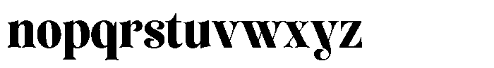 Sevontic Black Semi Condensed Font LOWERCASE