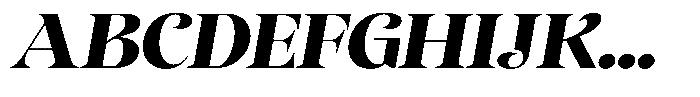 Sevontic Black Semi Expanded Oblique Font