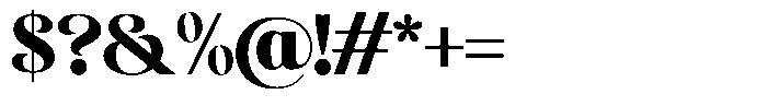 Sevontic Black Font OTHER CHARS