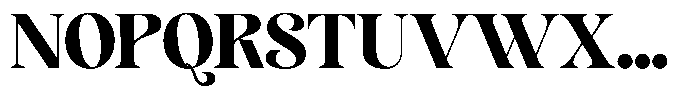 Sevontic Black Font UPPERCASE