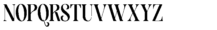 Sevontic Bold Condensed Font UPPERCASE