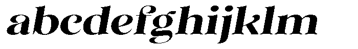 Sevontic Bold Expanded Oblique FONT