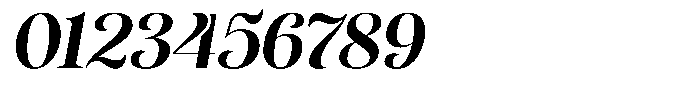 Sevontic Bold Oblique Font OTHER CHARS