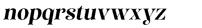 Sevontic Bold Oblique Font LOWERCASE