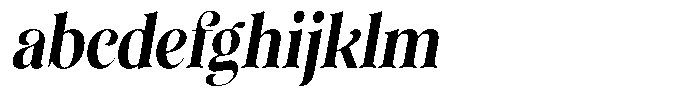 Sevontic Bold Semi Condensed Oblique FONT