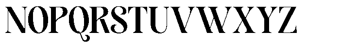 Sevontic Bold Semi Condensed Font UPPERCASE