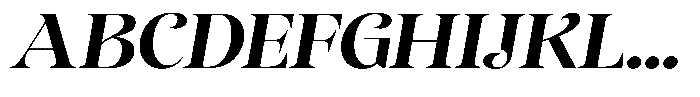Sevontic Bold Semi Expanded Oblique Font