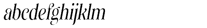 Sevontic Condensed Oblique FONT