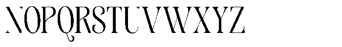Sevontic Condensed Font UPPERCASE