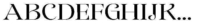 Sevontic Expanded Font UPPERCASE