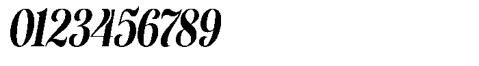 Sevontic Extra Bold Condensed Oblique Font OTHER CHARS