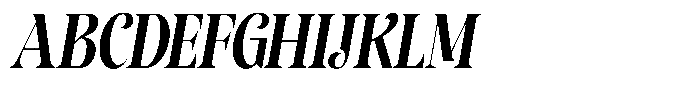 Sevontic Extra Bold Condensed Oblique Font