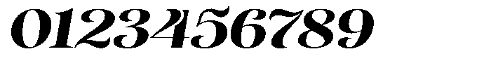 Sevontic Extra Bold Expanded Oblique Font OTHER CHARS