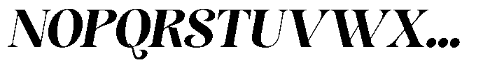 Sevontic Extra Bold Oblique Font UPPERCASE
