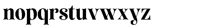 Sevontic Extra Bold Semi Condensed Font LOWERCASE