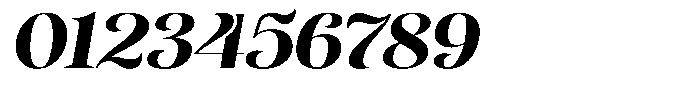 Sevontic Extra Bold Semi Expanded Oblique Font OTHER CHARS