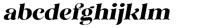 Sevontic Extra Bold Semi Expanded Oblique FONT
