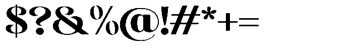Sevontic Extra Bold Semi Expanded Font OTHER CHARS