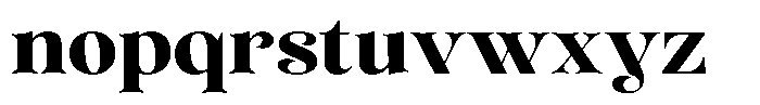 Sevontic Extra Bold Semi Expanded Font LOWERCASE