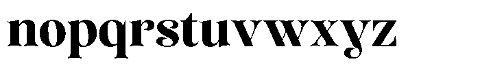 Sevontic Extra Bold Font LOWERCASE