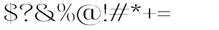 Sevontic Extra Light Expanded Font OTHER CHARS