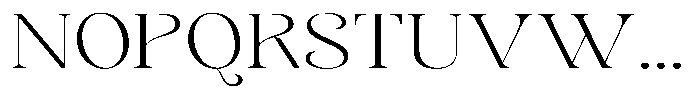 Sevontic Extra Light Expanded Font UPPERCASE