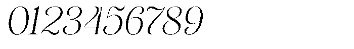 Sevontic Extra Light Oblique Font OTHER CHARS