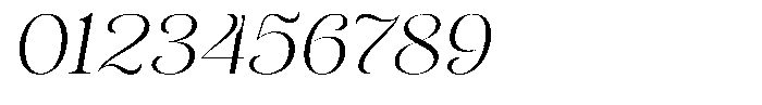 Sevontic Extra Light Semi Expanded Oblique Font OTHER CHARS
