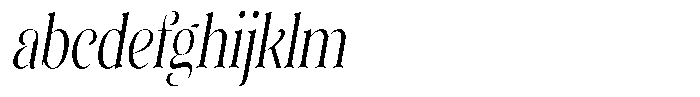 Sevontic Light Condensed Oblique FONT