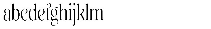 Sevontic Light Condensed FONT