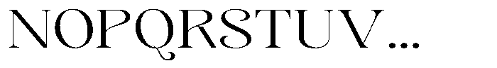 Sevontic Light Expanded Font UPPERCASE