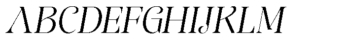 Sevontic Light Oblique Font