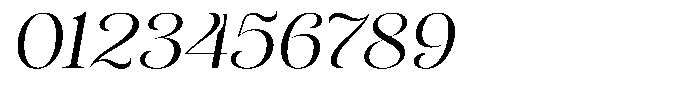 Sevontic Light Semi Expanded Oblique Font OTHER CHARS
