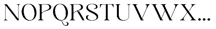 Sevontic Light Semi Expanded Font UPPERCASE